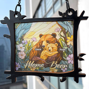 Personalized Gifts For Mom Suncatcher Ornament, Mama Bear Hug 04qhti060325-Homacus