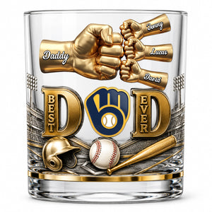 Best Legend Dad Ever Whiskey Glass - Personalized Gifts For Dad 02NATN220526-Homacus