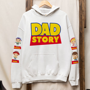 Daddy Story Shirt Personalized Gifts For Dad 022KAQN150425-Homacus