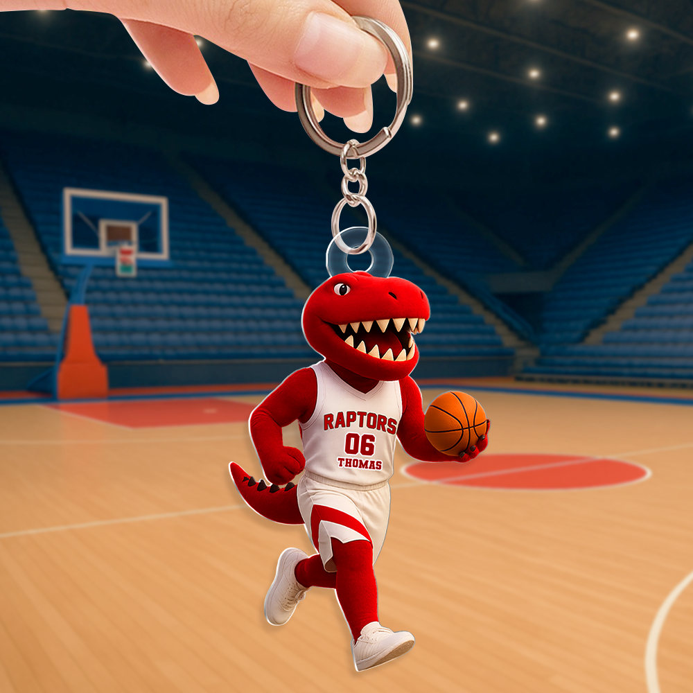 Basketball Keychain - Personalized Gifts For Basketball Lover 02HUPU280625-Homacus