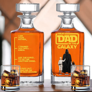 Galaxy Dad Whiskey Bottle - Personalized Christmas Gifts For Dad 01TOTN060525HHHG-Homacus