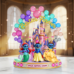 Cute Monster Besties Plaque - Personalized Gifts For Besties 04ohpu250625-Homacus