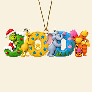 Christmas Alphabet Ornament - Personalized Gifts For Christmas 03padt081026-Homacus