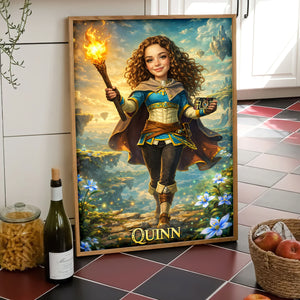 Strong Girl Custom Photo Canvas Print - Personalized Gifts For Her 01huqn260226-Homacus