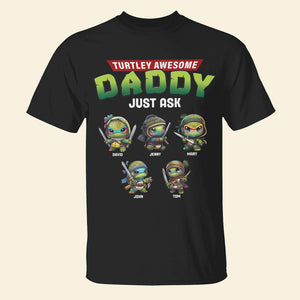 Personalized Gifts For Dad Shirt Awesome Daddy Just Ask 01totn300124-Homacus