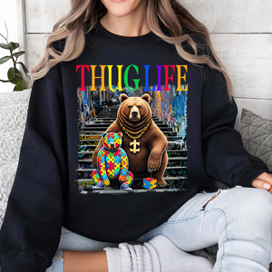 Gifts For Autism Shirt Thug Life 02ohpu070325-Homacus