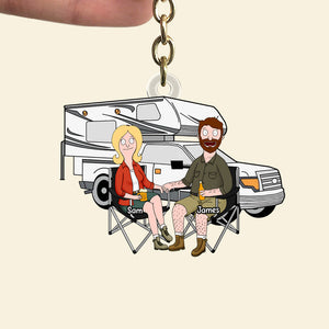 Personalized Gifts For Couple Keychain 02qhtn100225pa-Homacus