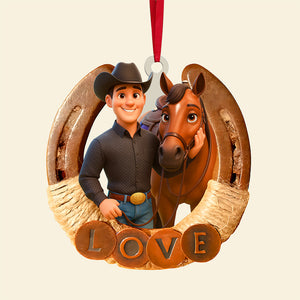 Horse Lover Ornament - Custom Photo Gifts For Horse Lovers 01pgta290825-Homacus