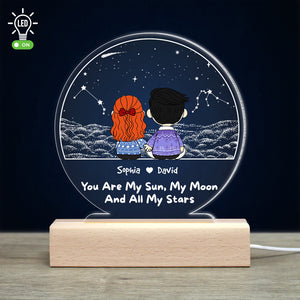 Personalized Gifts For Couple 3D LED Light 03OHDT071224HG-Homacus