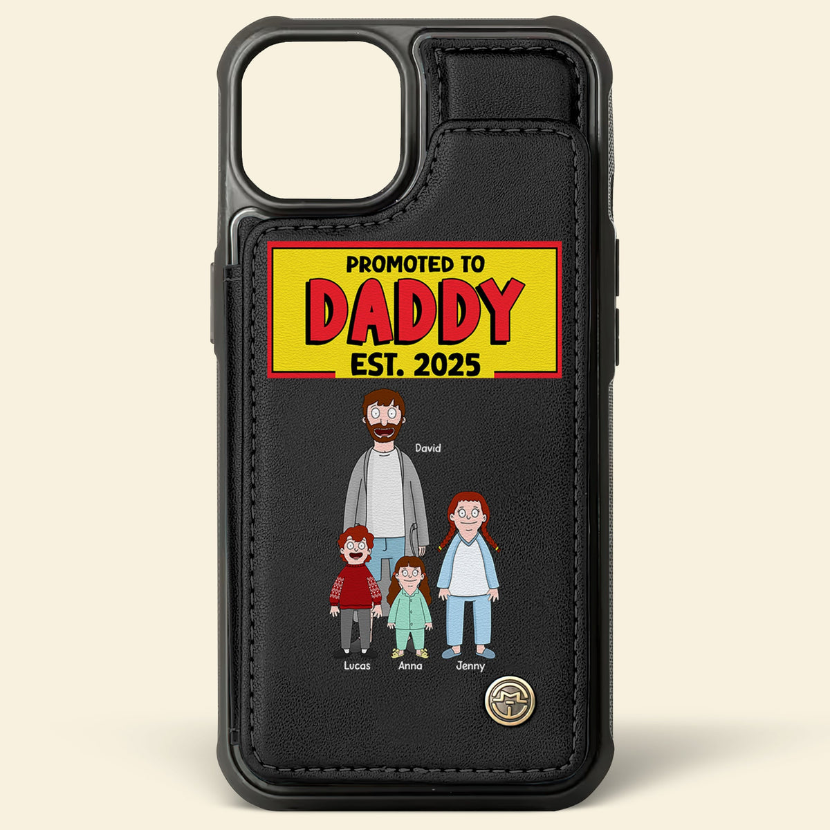Personalized Gifts For Parent Leather Flip Wallet Phone Case 03totn100325hg-Homacus