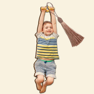 Personalized Gifts For Kids Wooden Bookmark Naughty Swing Kids 04nadt011223-Homacus