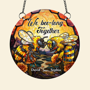 Personalized Gifts For Couple Suncatcher Ornament 03TGDT091224-Homacus