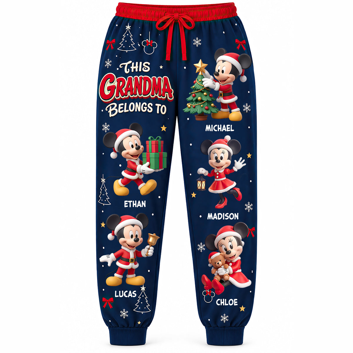 Lovely Christmas Sweatpants - Personalized Christmas Gifts For Grandma 05tydt011026