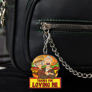 Personalized Gifts For Couple Keychain Thanks For Loving Me 06XQQN060225HG-Homacus