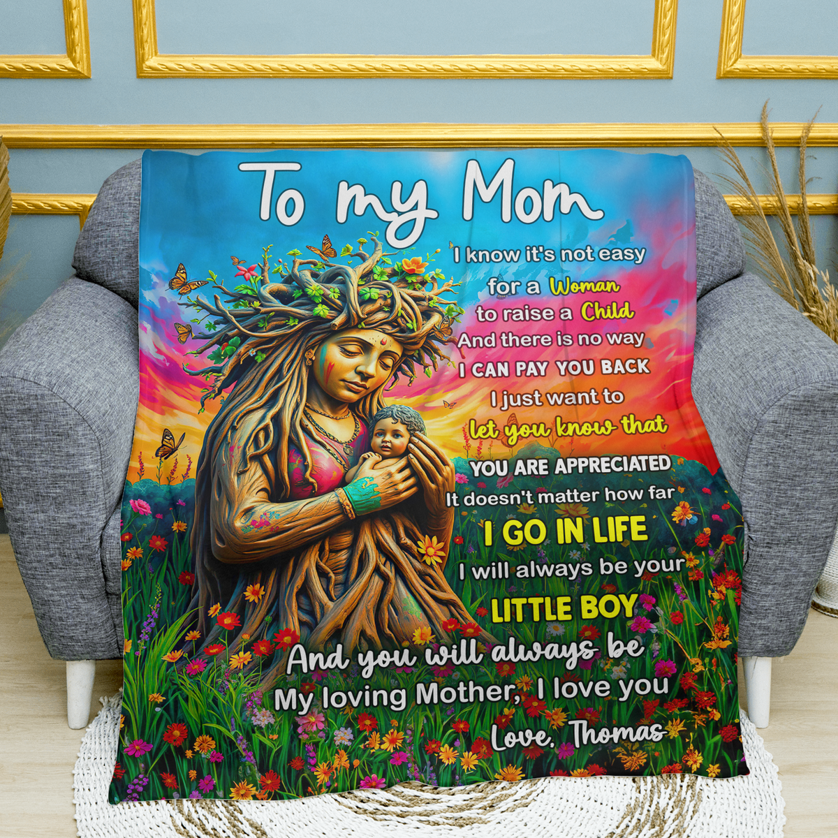 Personalized Gifts For Mom Blanket 03hupu170225 You're Appreciated-Homacus
