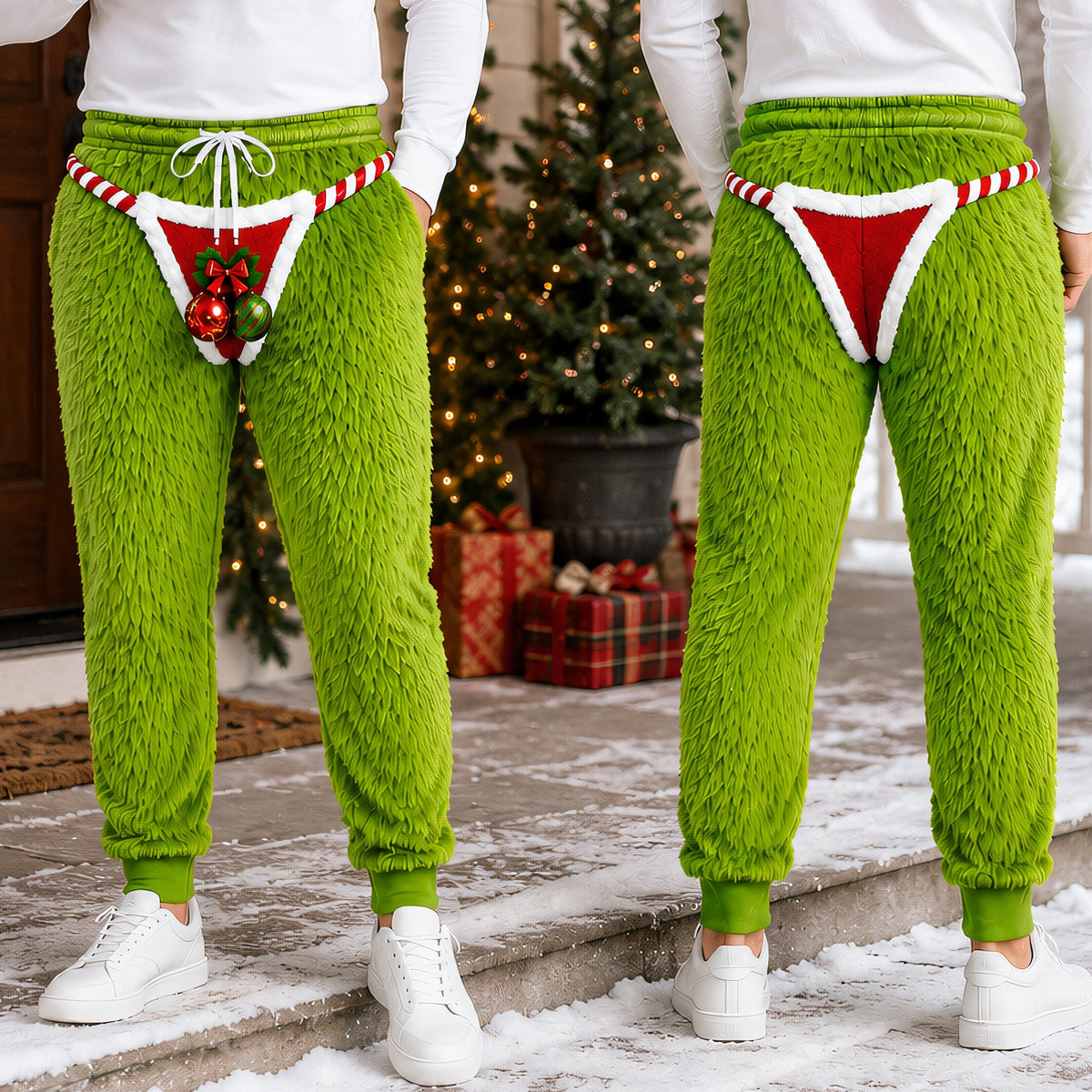Naughty Furry Christmas Sweatpants - Personalized Gifts For Him 04tyqn290826