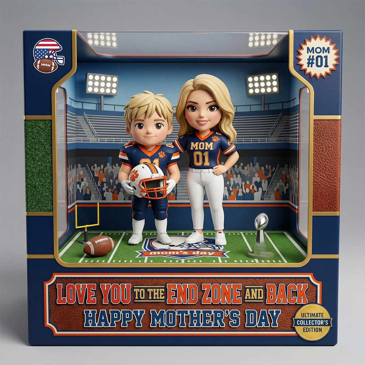 Custom Photo American Football Acrylic Plaque - Gifts For Mother 01hutn270326-Homacus