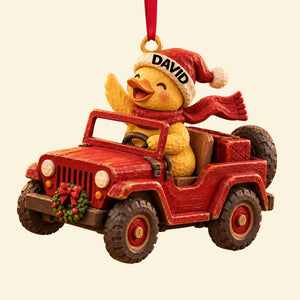 Ducking Fun Squad Ornament, Personalized Gifts For Off-road Lovers 04QHTN101026-Homacus