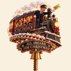 The Train Acrylic Christmas Tree Topper - Personalized Gifts For Christmas 07hadt261026-Homacus
