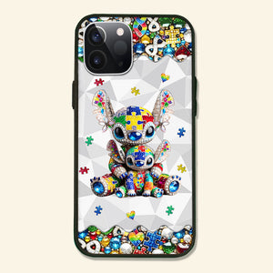 Personalized Gifts For Autism Mom Phone Case, Cute Character 01TGMH210325-Homacus