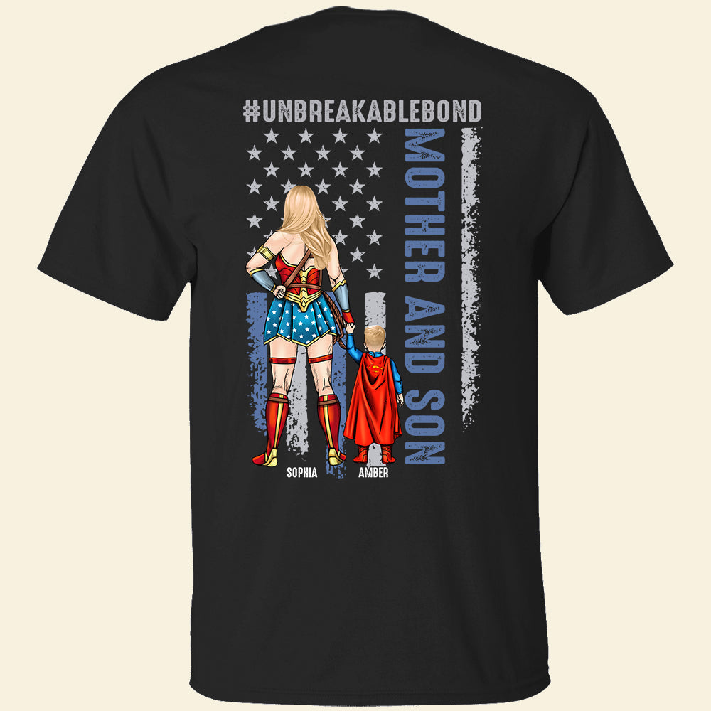 Personalized Gifts For Mom Shirt Unbreakable Bond Mother And Son 05acdt250324pa-Homacus