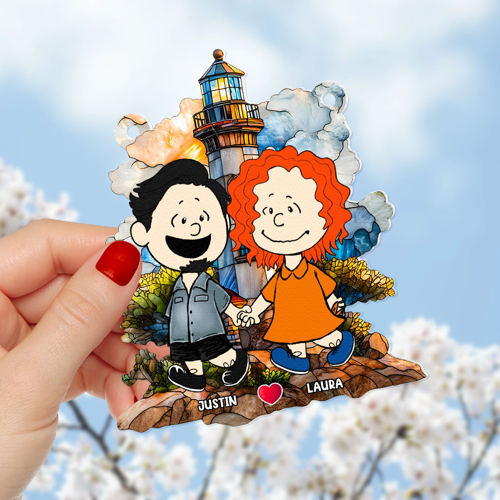 Personalized Gifts For Couple Suncatcher Ornament 02kapu110125hh-Homacus