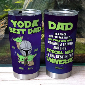 Personalized Gifts For Dad Tumbler Best Dad In The Universe 04QHHN020622-Homacus