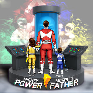 Power Dad Plaque - Personalized Gift For Dad 012OHLU180425HH-Homacus