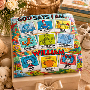 God Say I Am Faithful Blanket - Personalized Gifts For Christian Blanket 01PADT040826