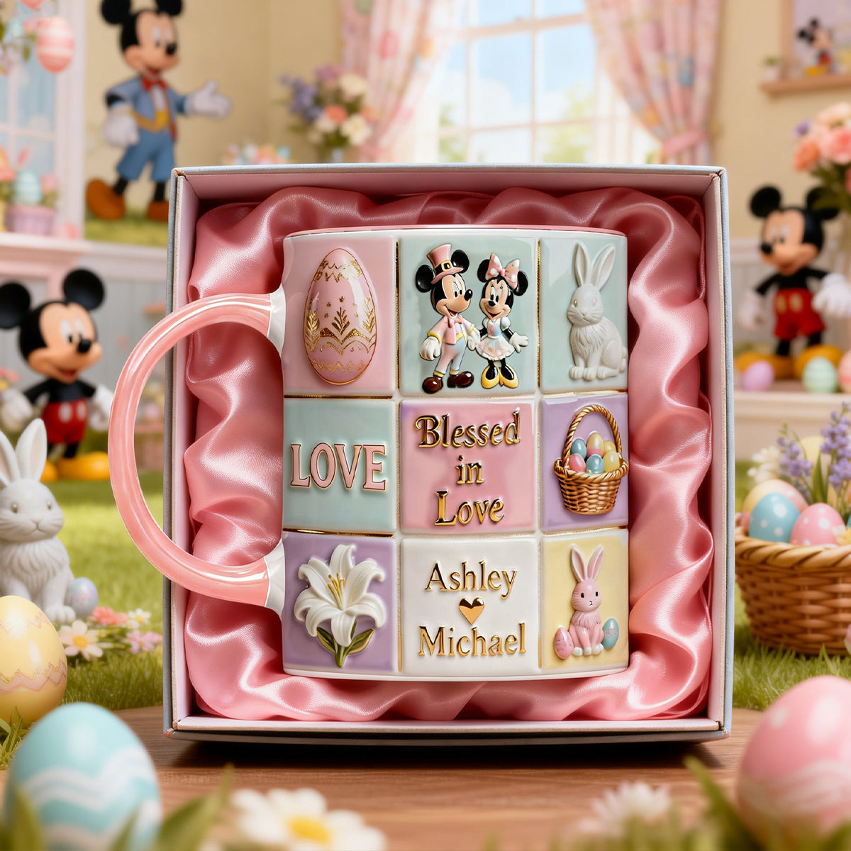 Blessed In Love Accent Mug - Personalized Gifts For Couple 02pgtn230226-Homacus