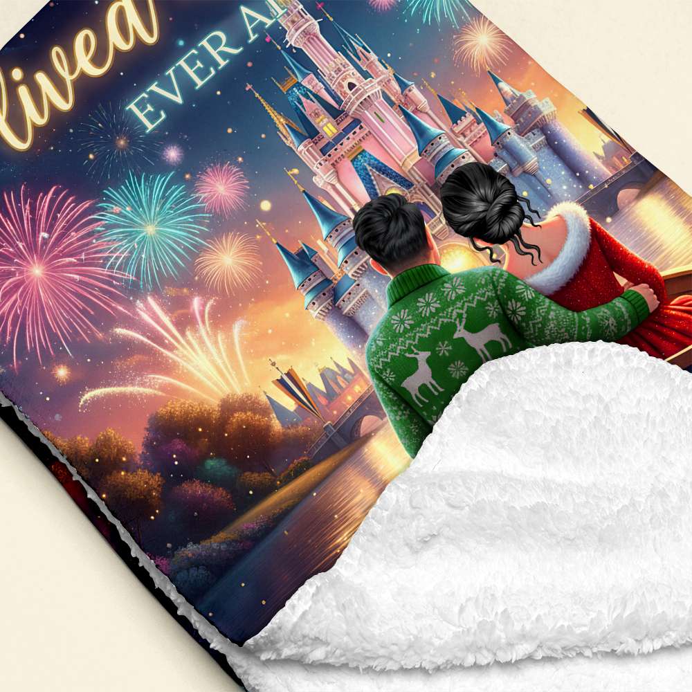 Happy Couple Blanket Personalized Gifts For Couple 06HUDT201125-Homacus