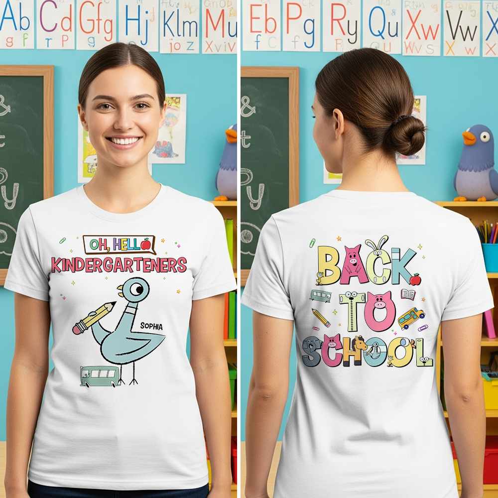 Back To School Shirt - Personalized Gifts For Teacher 02HUPU120725-Homacus