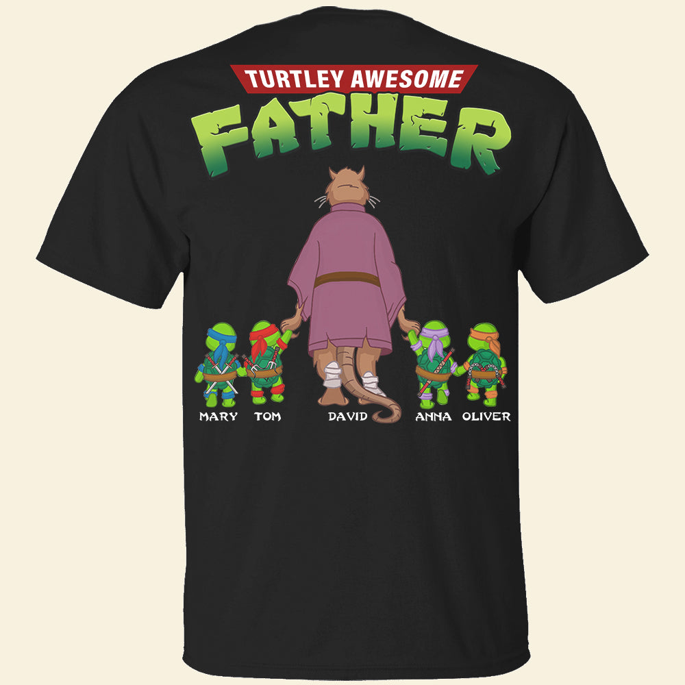 Awesome Father Shirt Personalized Holiday Gifts For Dad 03natn080424-Homacus