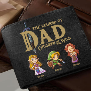 Personalized Gifts For Dad PU Leather Wallet 04NAQN040524PA-Homacus