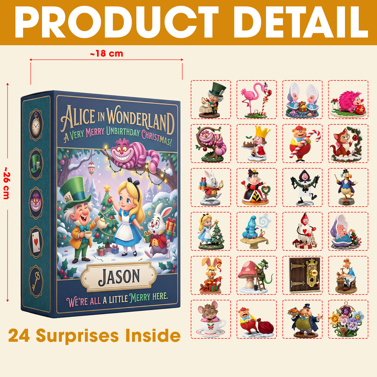 Cute Nostalgic Winter Fantastical Journey Advent Calendar Blind Box - Personalized Christmas Gift 03hatn281026-Homacus