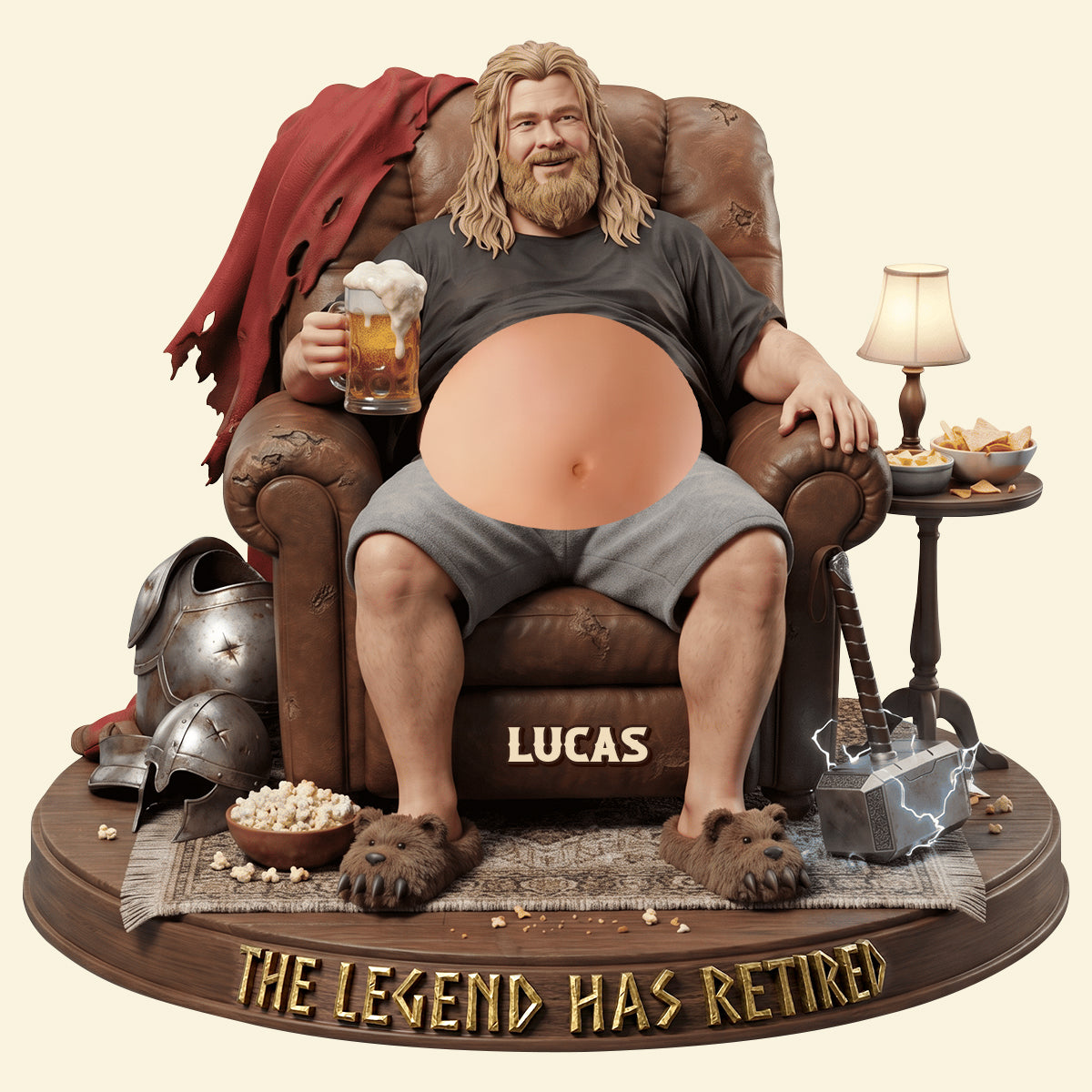 The Legend Has Retired Anti-collision Acrylic Fridge Magnet - Personalized Gifts 04natn190626-Homacus