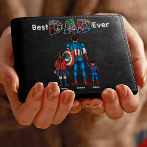 Personalized Gifts For Dad PU Leather Wallet 05QHQN040524PA-Homacus