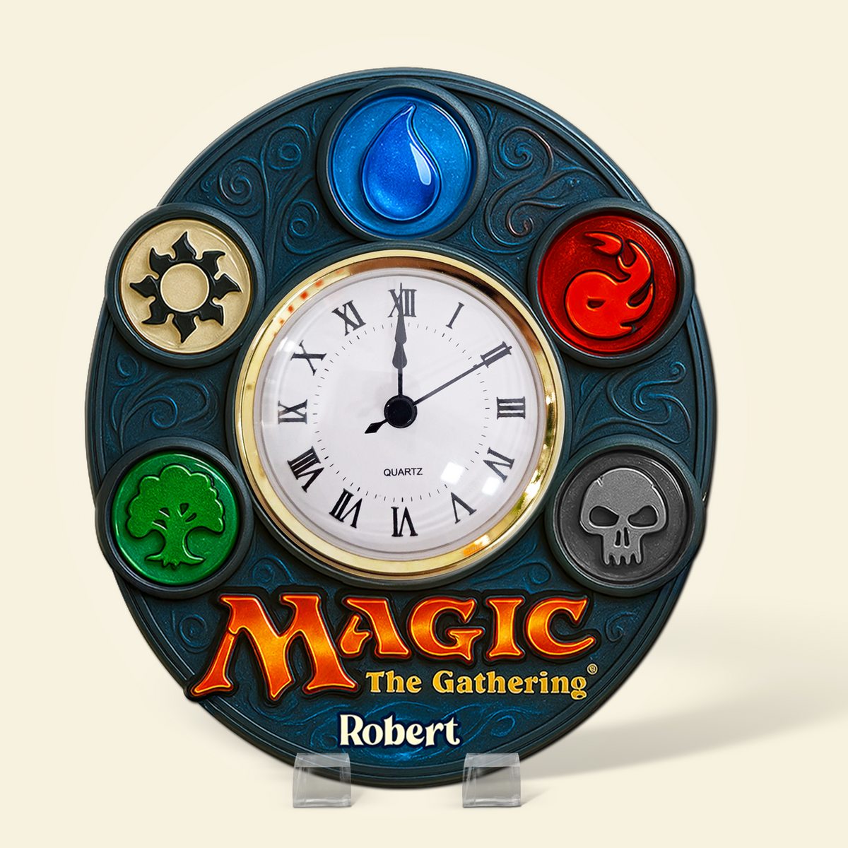 Game Fans Desk Clock Plaque - Personalized Gift For Fans 03NAPU280525-Homacus