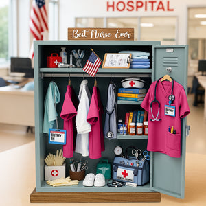 Nurse Personal Locker Acrylic Plaque Personalized Christmas Gifts For Nurse 05qhdt050625-Homacus