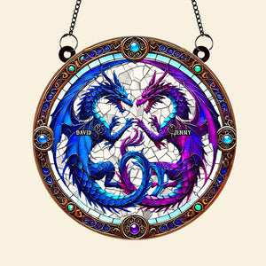 Personalized Gifts For Dragon Lovers Sun Catcher Ornament 02hutn210824-Homacus