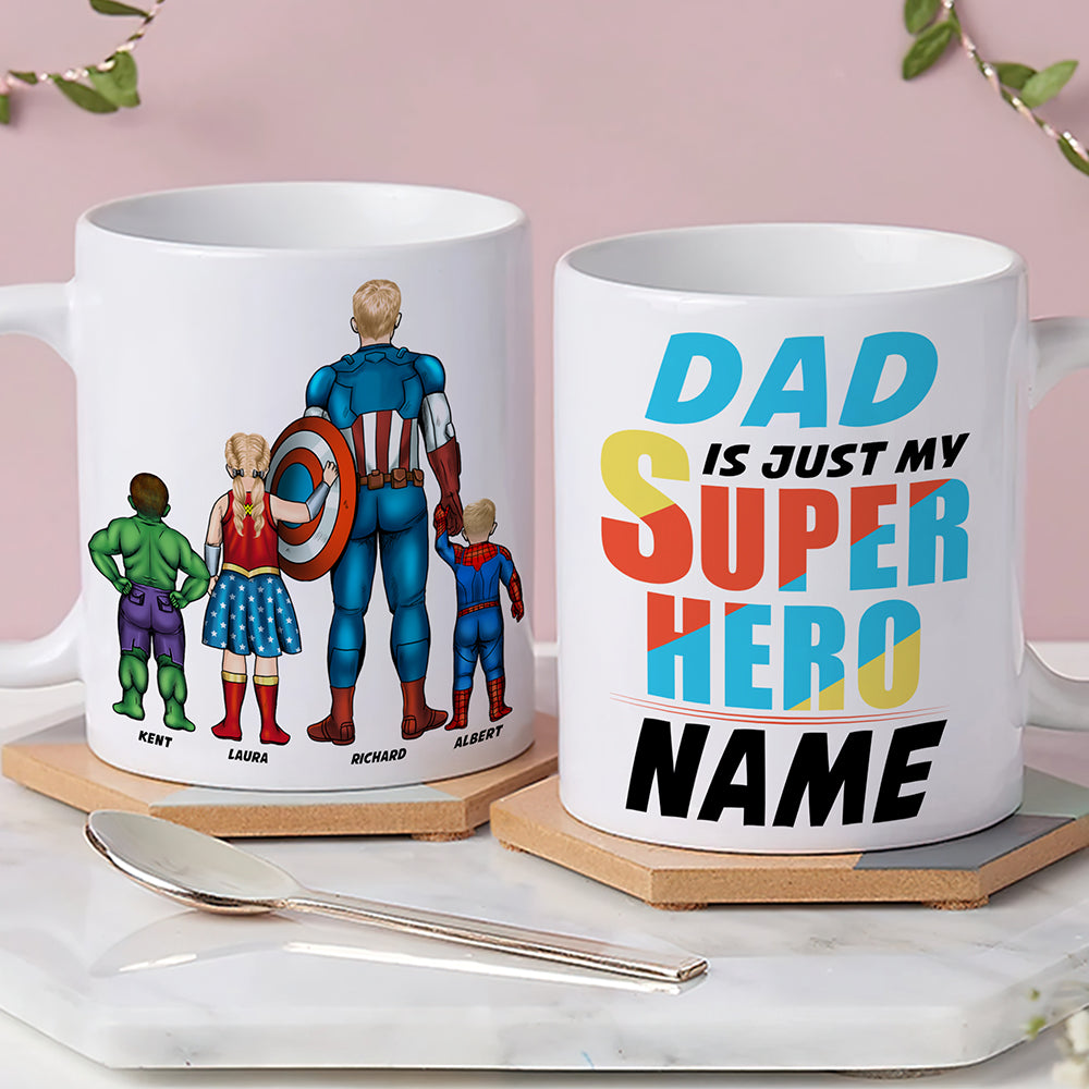 Personalized Gifts For Dad Coffee Mug Dad Is The Best 031TOQN240325PA-Homacus