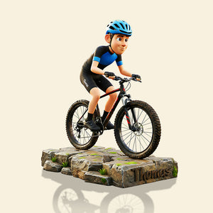 Teenager Riding Bicycle Plaque - Custom Photo Gifts For Bicycle Lovers 02pata290825-Homacus