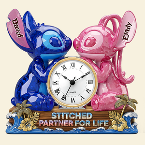 Partner For Life Desk Clock Plaque - Personalized Gifts For Couple 02ohpu060625-Homacus