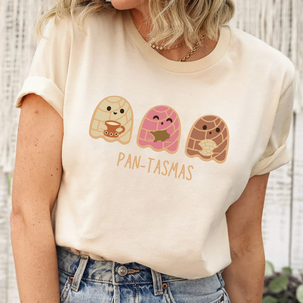 Cute Pan-Tasmas Ghost Bread Halloween Shirt 103laxx180725-Homacus
