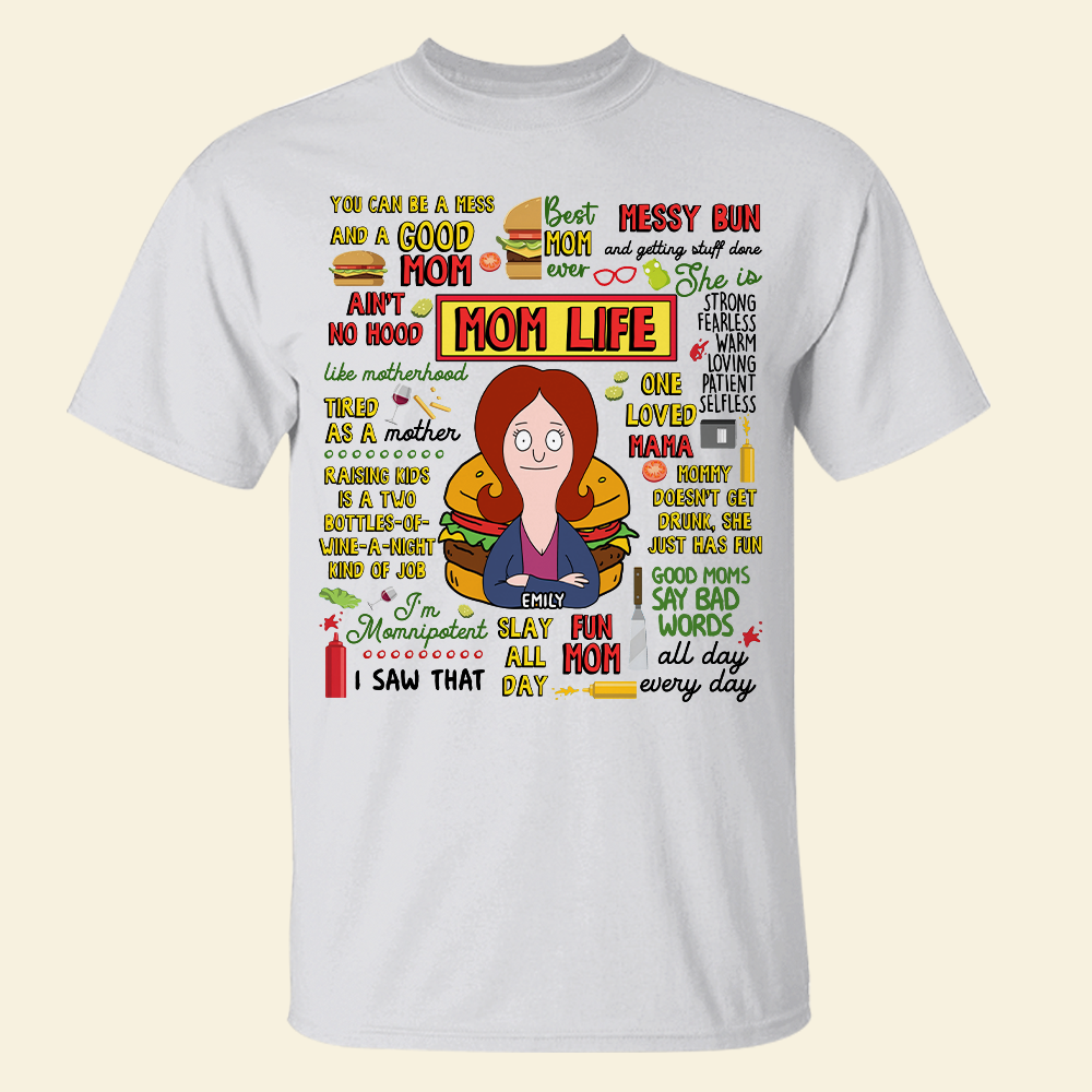 Personalized Gifts For Mom Shirt Mom Life 02hupu150225hg-Homacus