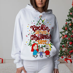 Personalized Gifts For Family Sweatshirt Around The Christmas Tree 04XQLU231124DA-Homacus