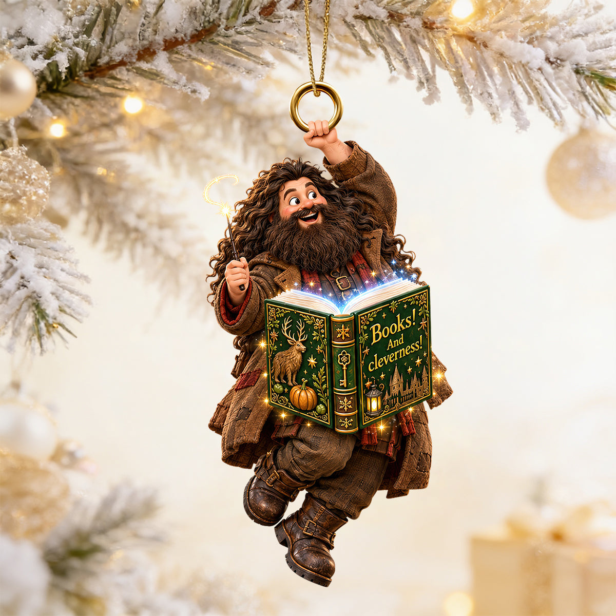 Fantasy School Ornament - Personalized Gifts For Christmas Ornament 05PADT121026-Homacus