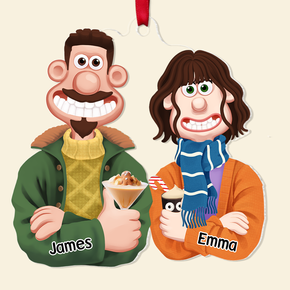 Personalized Gift For Couple Christmas Ornament 06ACPU121124PA-Homacus