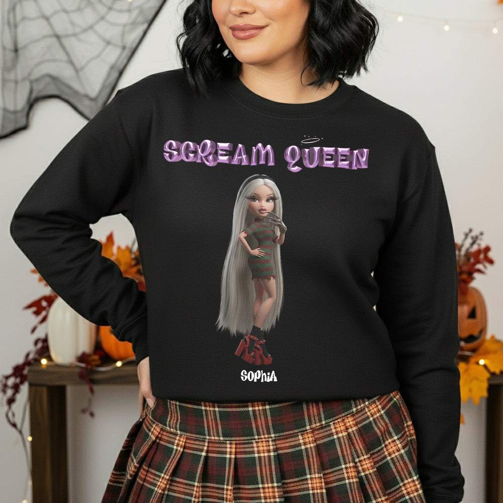 Slay Baddie Shirt, Personalized Gifts For Friends Horror Fans 04qhtn090925-Homacus