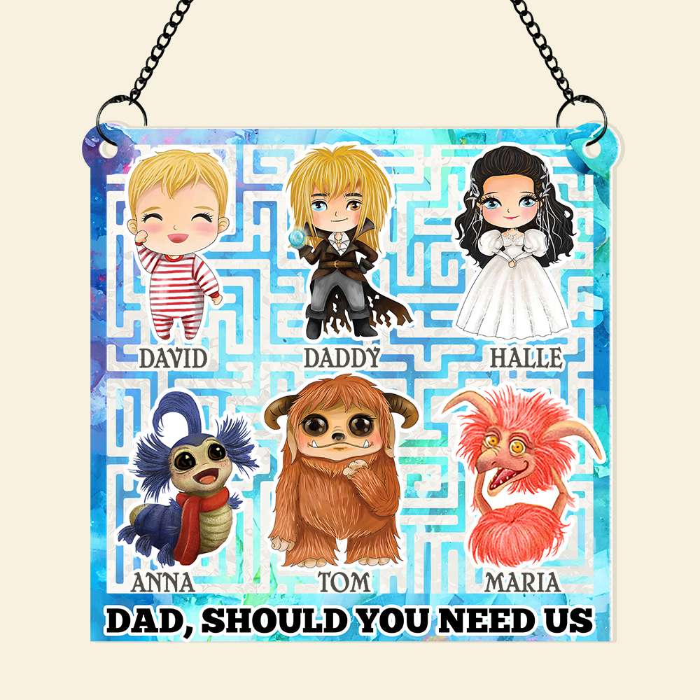 Personalized Gifts For Dad Suncatcher Ornament 03dtdt300424-Homacus